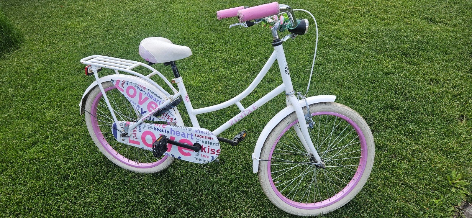 Meisjes fiets 22 inch, Ophalen, Gebruikt, 20 inch of meer