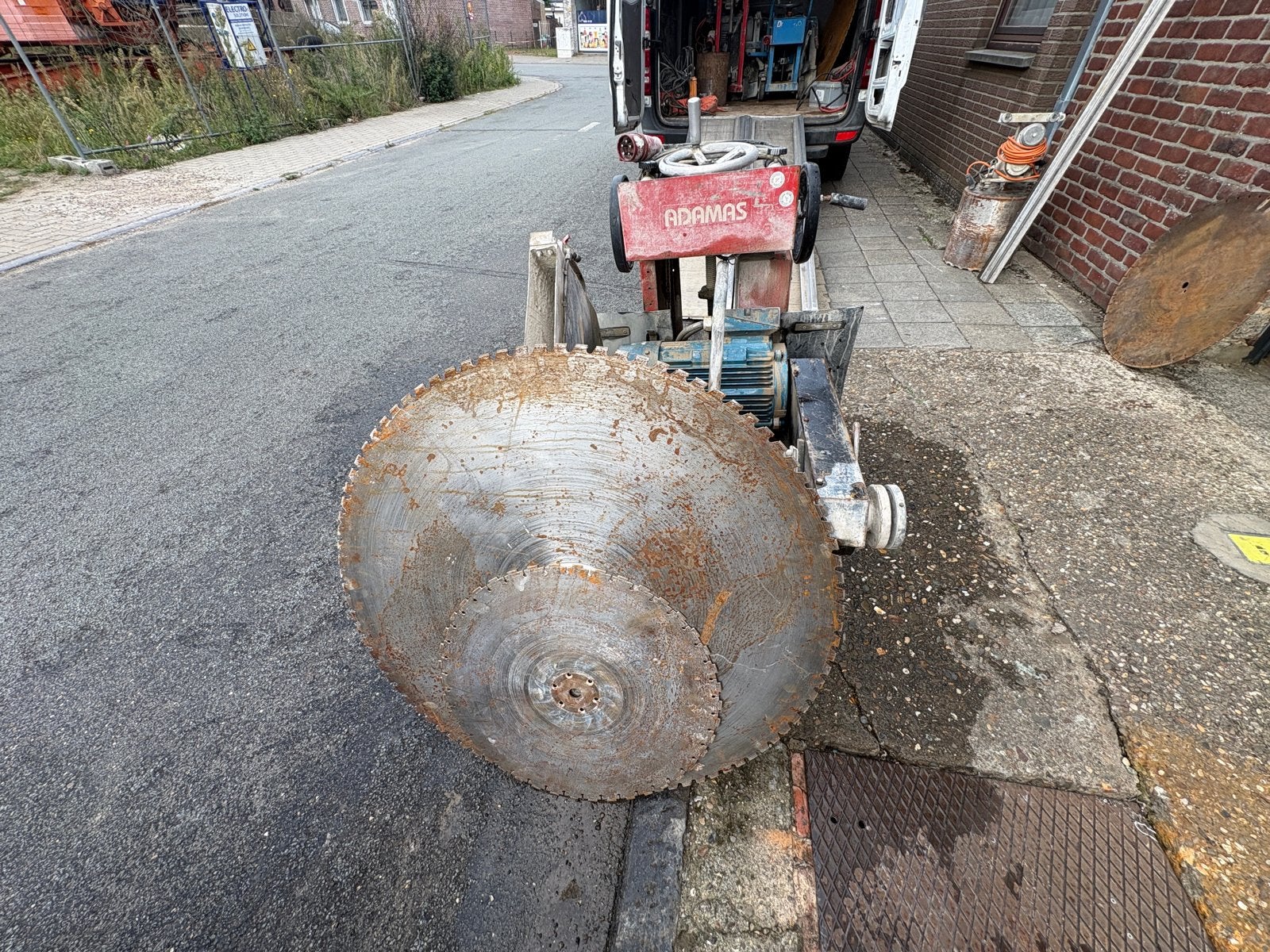 Adamas VZ 2-11-E Vloerzaag - Krachtige Betonzager, Gebruikt, 70 mm of meer, Overige typen, Ophalen of Verzenden