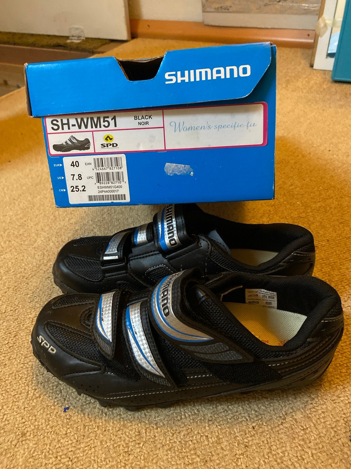 Shimano SH-WM51 SPD fietsschoenen dames - Maat 40, Gebruikt, Schoenen, Overige maten, Ophalen of Verzenden