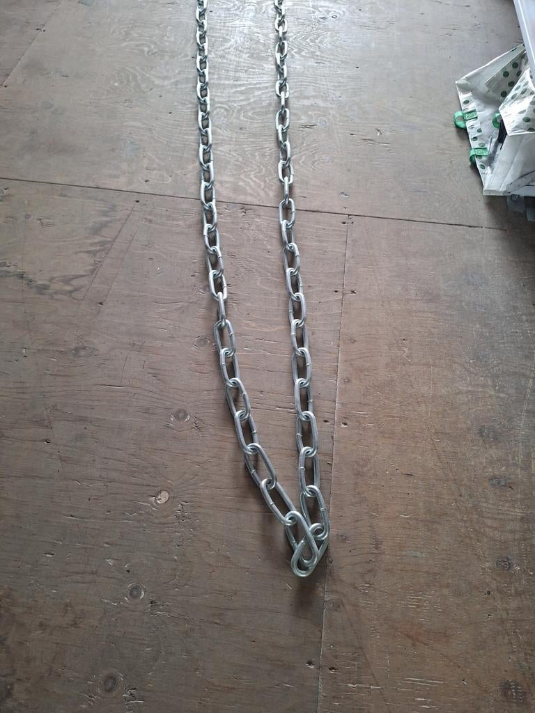 Voetketting lange schakel type 763 10mm, Doe-het-zelf en Verbouw, Metalen, Ophalen, Nieuw, IJzer