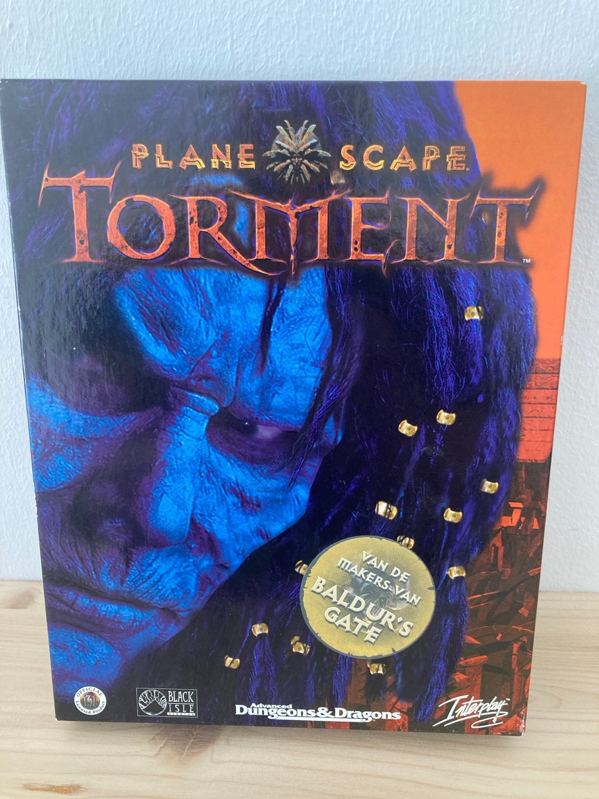 Planescape Torment PC CD-ROM RPG Dungeons & Dragons Big Box, Gebruikt, 1 speler, Ophalen of Verzenden, Role Playing Game (Rpg)