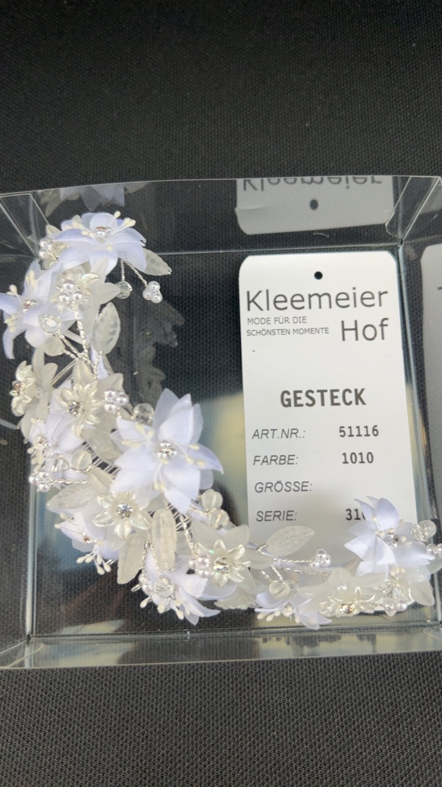 Nieuw Kleemeier Bruids Haaraccessoire met Kaartje, Ophalen of Verzenden, Nieuw, Wit, Accessoires