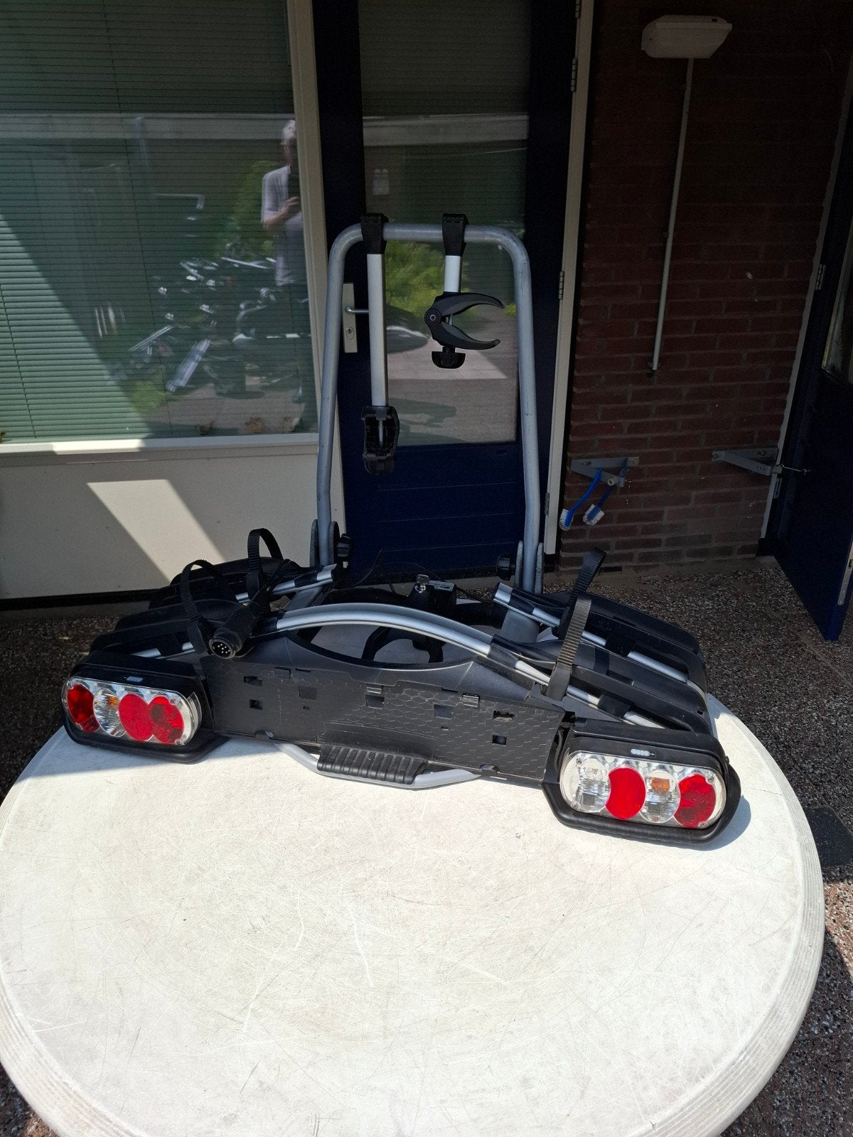 Thule EuroWay G2 920 Trekhaak Fietsendrager, Ophalen, Brede banden, Zo goed als nieuw, 2 fietsen