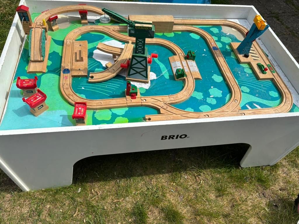 Brio treintafel, Ophalen, Gebruikt