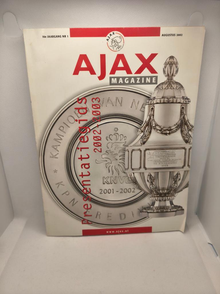 Ajax magazine presentatie gids 2002 - 2003, Ophalen of Verzenden, Zo goed als nieuw, Ajax, Boek of Tijdschrift