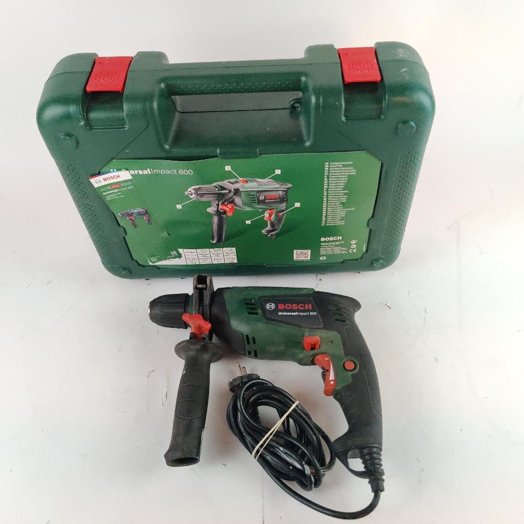 Bosch Universal impact 800 boormachine || Nu €49.99!, 100 tot 250 mm, Ophalen of Verzenden, X, X
