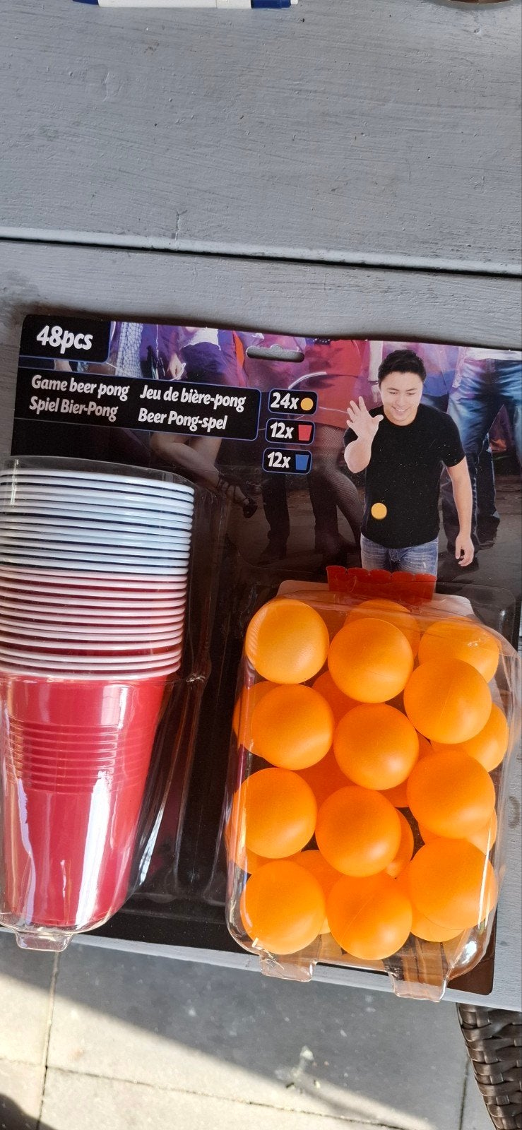 bier pong spel/ game beer pong, Hobby en Vrije tijd, Gezelschapsspellen | Bordspellen, Ophalen of Verzenden, Nieuw
