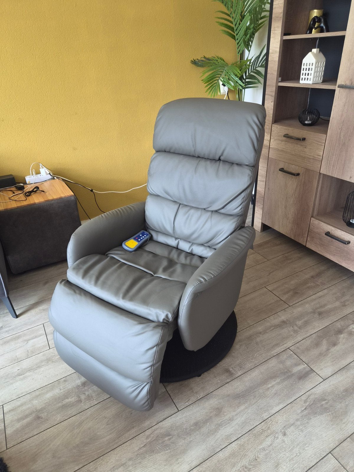 luxe relax/massagefauteuil zgan, Ophalen, Overige materialen, 75 tot 100 cm, Zo goed als nieuw