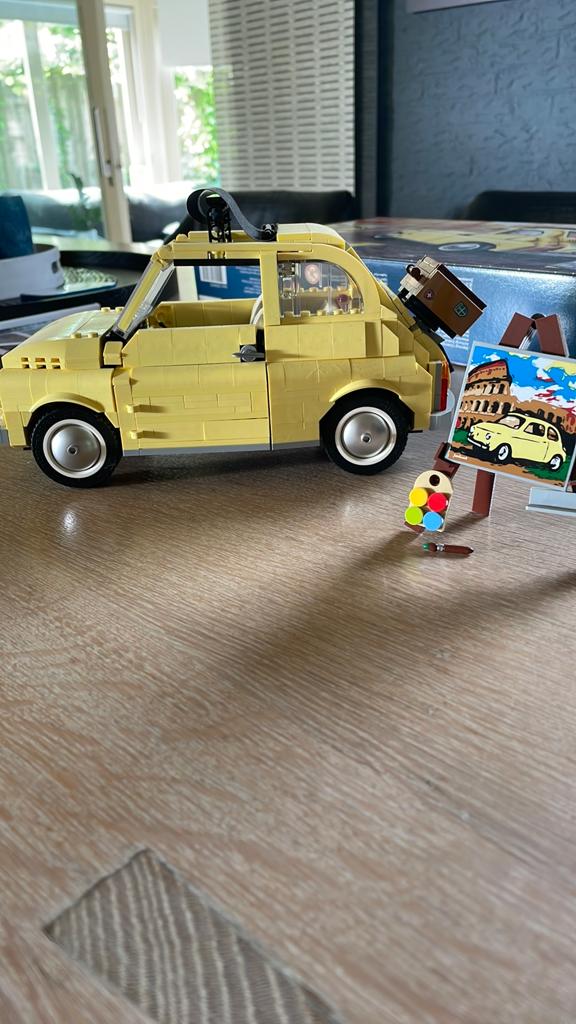 Lego Creator Fiat 500 10271 met doos en bouwboekje, Ophalen of Verzenden, Zo goed als nieuw