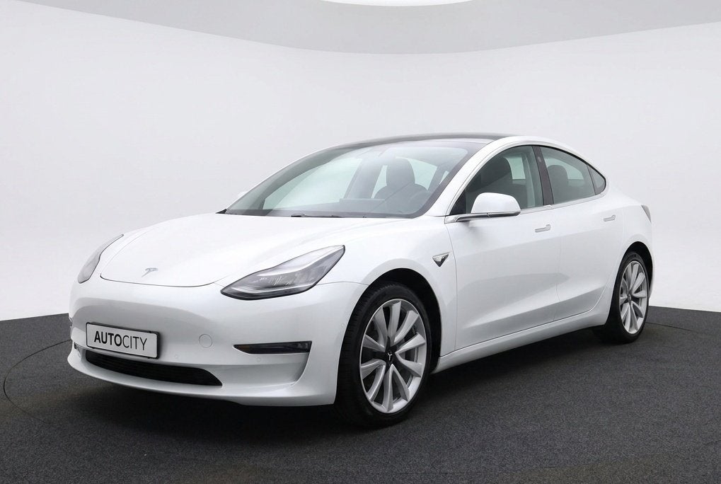 Tesla Model 3 Long Range AWD 75kWh Nieuwe ACCU! | Autopilot, Auto's, Automaat, 0 cilinders, Wit, Origineel Nederlands