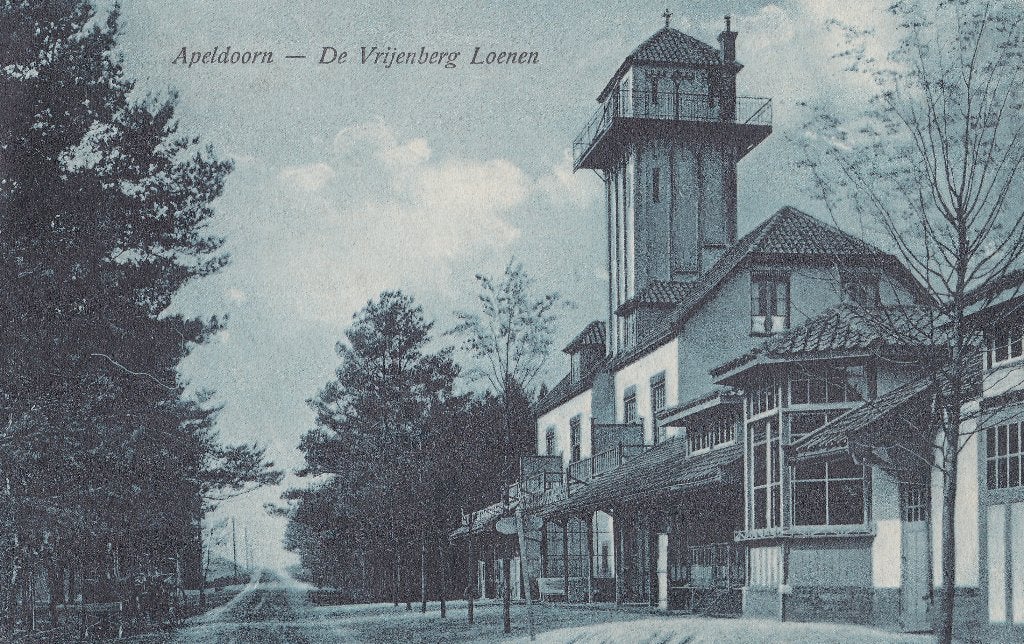 Apeldoorn De Vrijenberg Loenen, Ophalen of Verzenden, 1920 tot 1940, Gelopen, Gelderland