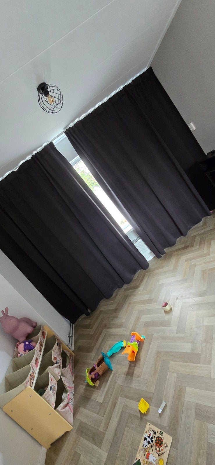 Gordijnen Dekbed Discounter 250x300 cm incl. rails, Huis en Inrichting, Stoffering | Gordijnen en Lamellen, Ophalen, Inclusief montageonderdelen