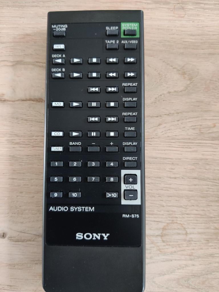 Sony RM-S75 Afstandsbediening Audio Systeem, Ophalen of Verzenden, Zo goed als nieuw, Origineel
