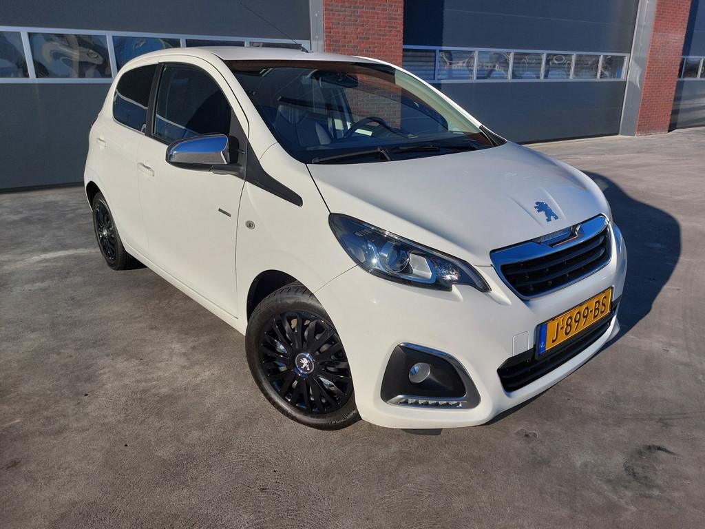 Peugeot 108 1.0 e-VTi Style 5deurs Airco/Led /Donkere ramen, Voorwielaandrijving, Stof, 4 stoelen, Wit