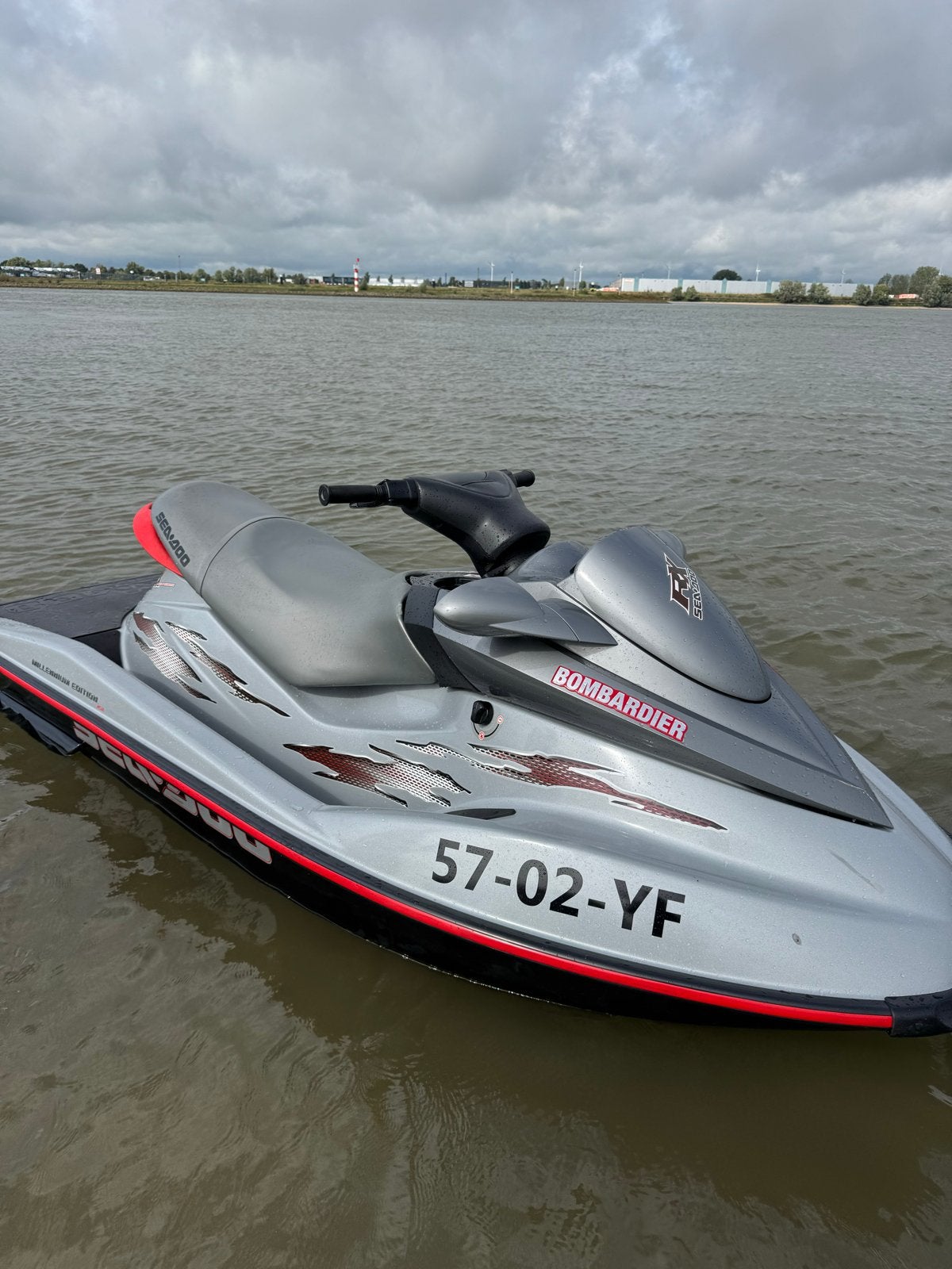 Sea-Doo RX Millennium Edition waterscooter met trailer, Ophalen, Gebruikt, Benzine, 120 tot 200 pk