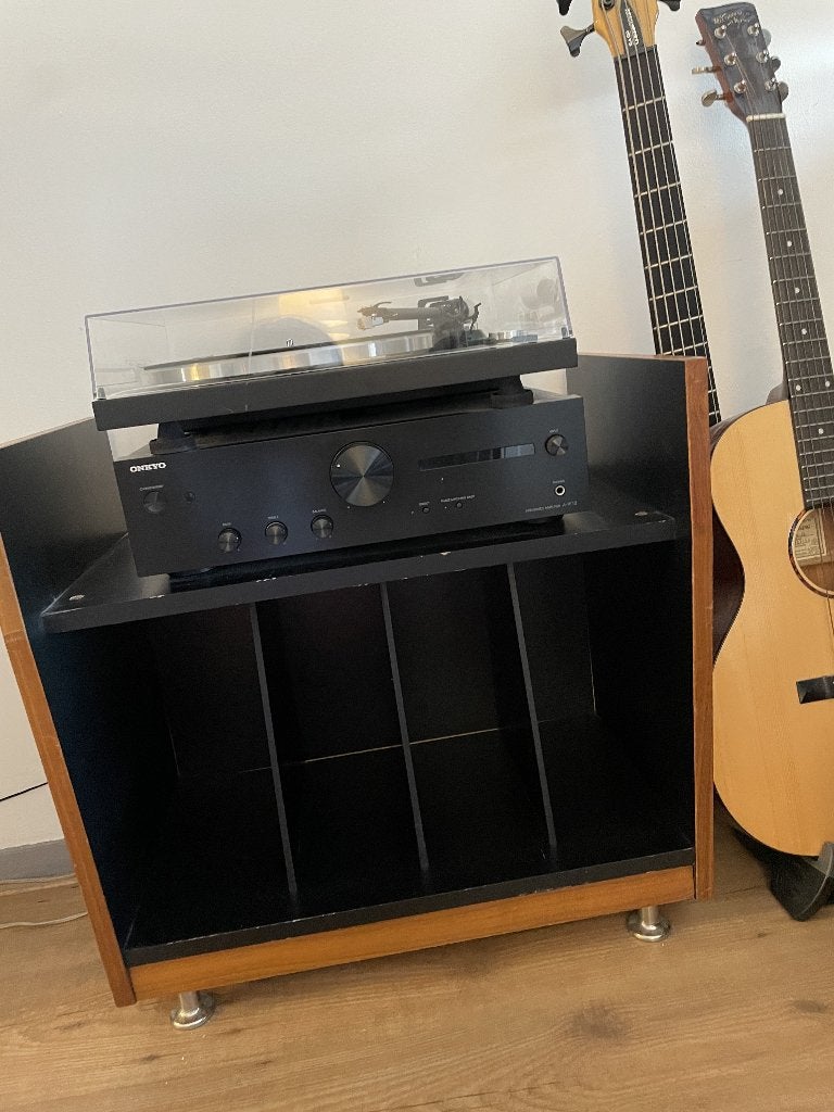 Vintage Vinylkast, Ophalen of Verzenden, Gebruikt