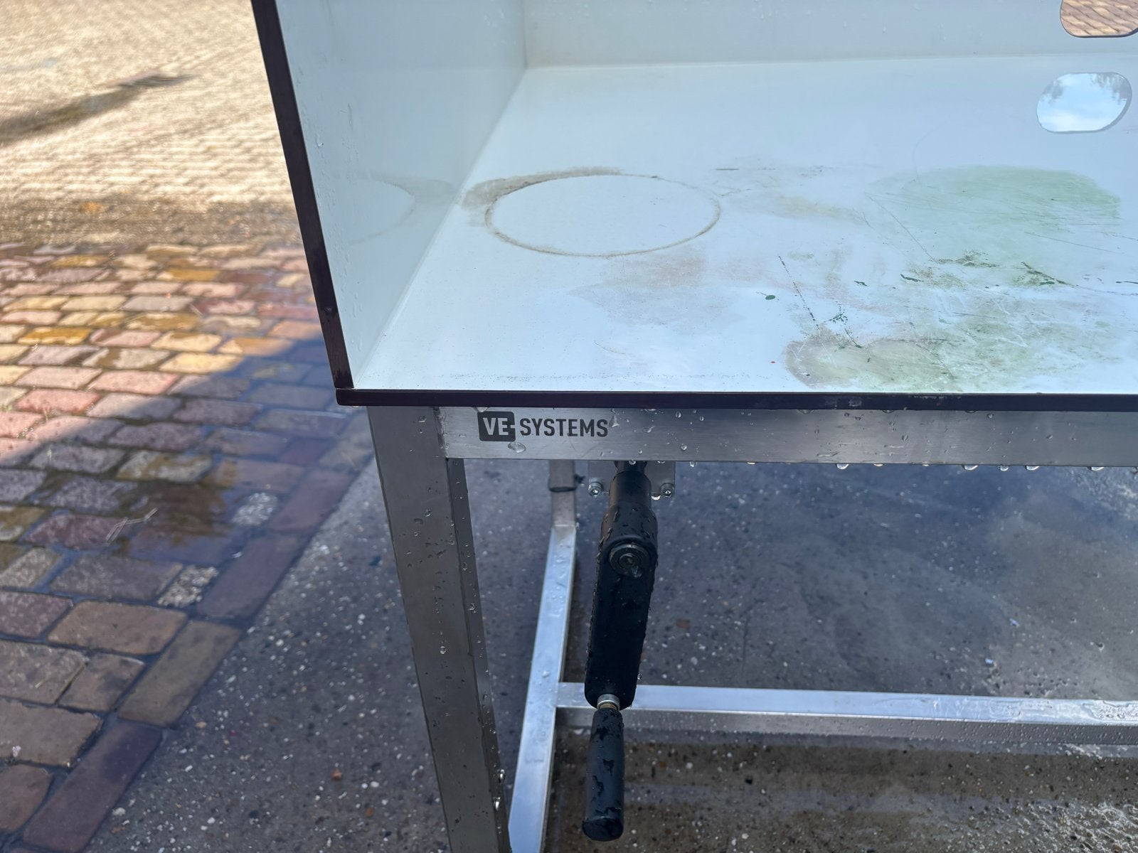 RVS Tafel Werkbank - In Hoogte Verstelbaar, Ophalen of Verzenden
