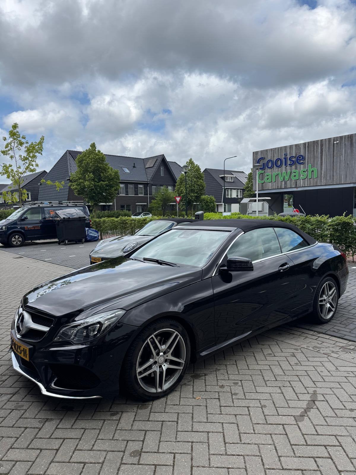 Mercedes-Benz E-Klasse E220 CDI bluetec cabrio 2016 Zwart, Auto's, Mercedes-Benz, Achterwielaandrijving, 1800 kg, Cabriolet, 4 stoelen