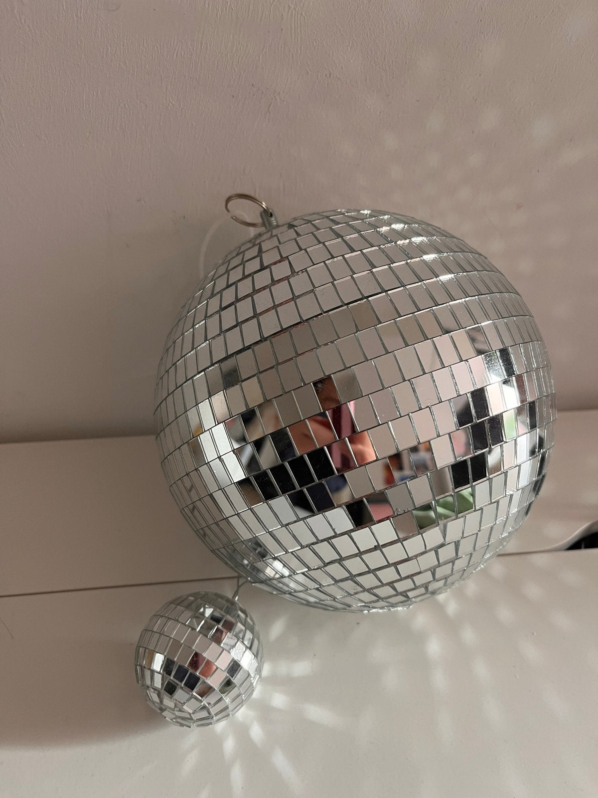 Discobal decoratie - set van 2, Ophalen, Overige stijlen, Kunststof, Zo goed als nieuw