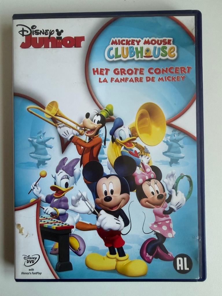 Mickey Mouse Clubhouse - Het Grote Concert (DVD) DVD | Actie, Alle leeftijden, Ophalen of Verzenden, Zo goed als nieuw