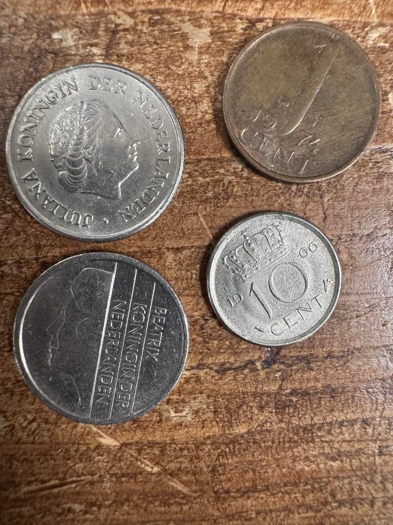 Setje Nederlandse munten: kwartje, dubbeltje, cent, Postzegels en Munten, Munten | Nederland, Ophalen of Verzenden, Koningin Juliana