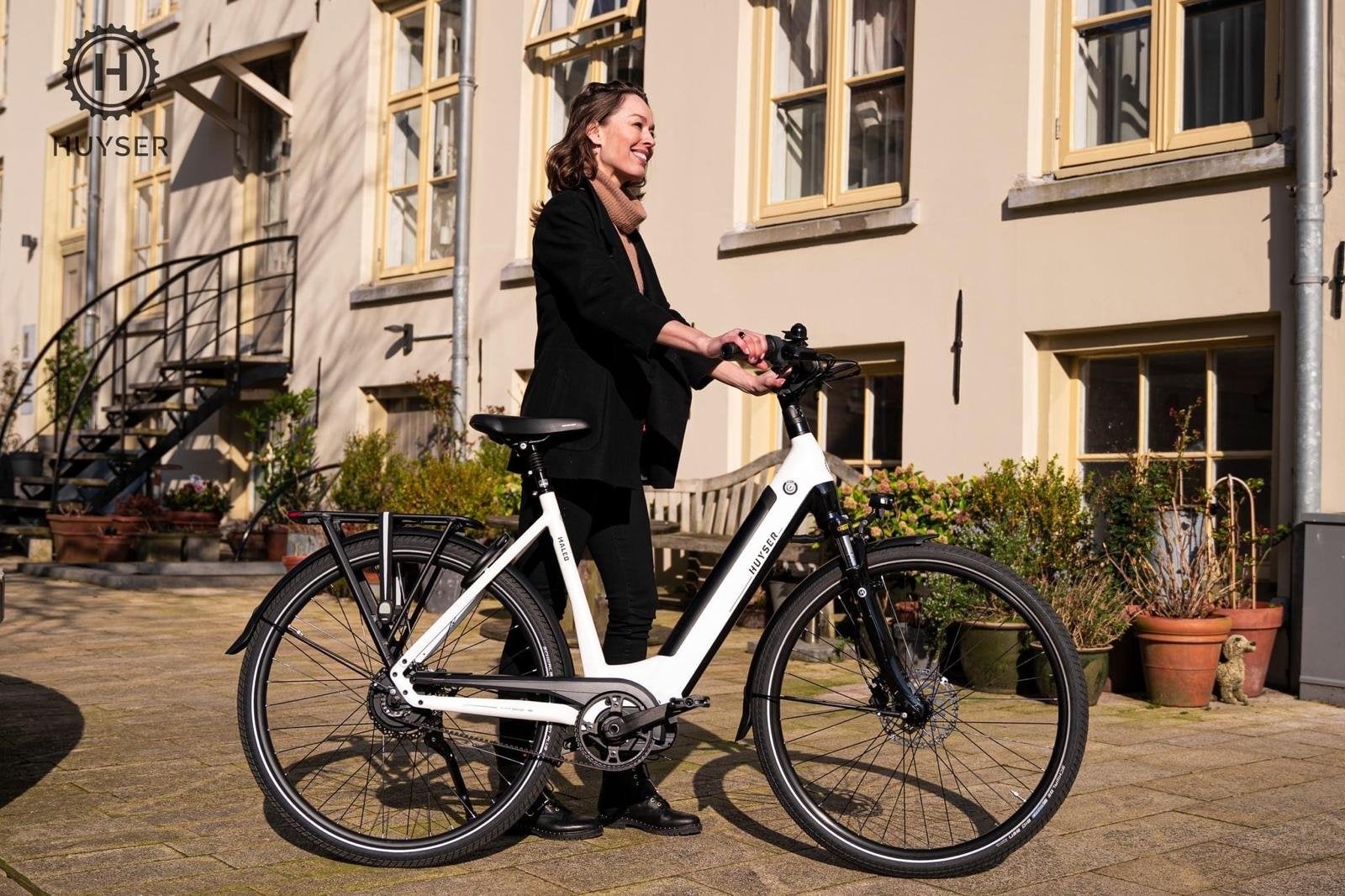 Huyser E-bike met Riem Aandrijving en Enviolo Naaf, Nieuw, 50 km per accu of meer, 55 tot 59 cm, Ophalen