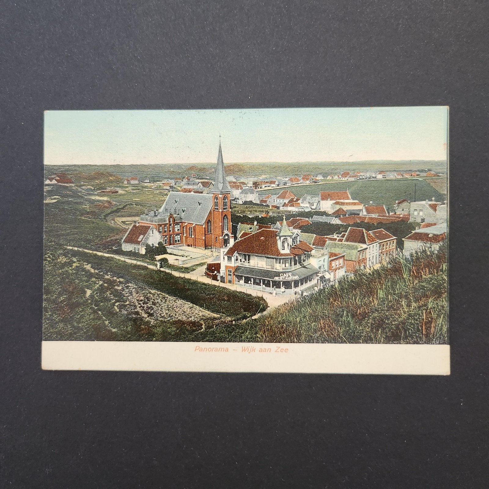 Oude ansichtkaart Wijk aan Zee - Panorama, Verzenden, Voor 1920, Gelopen, Noord-Holland