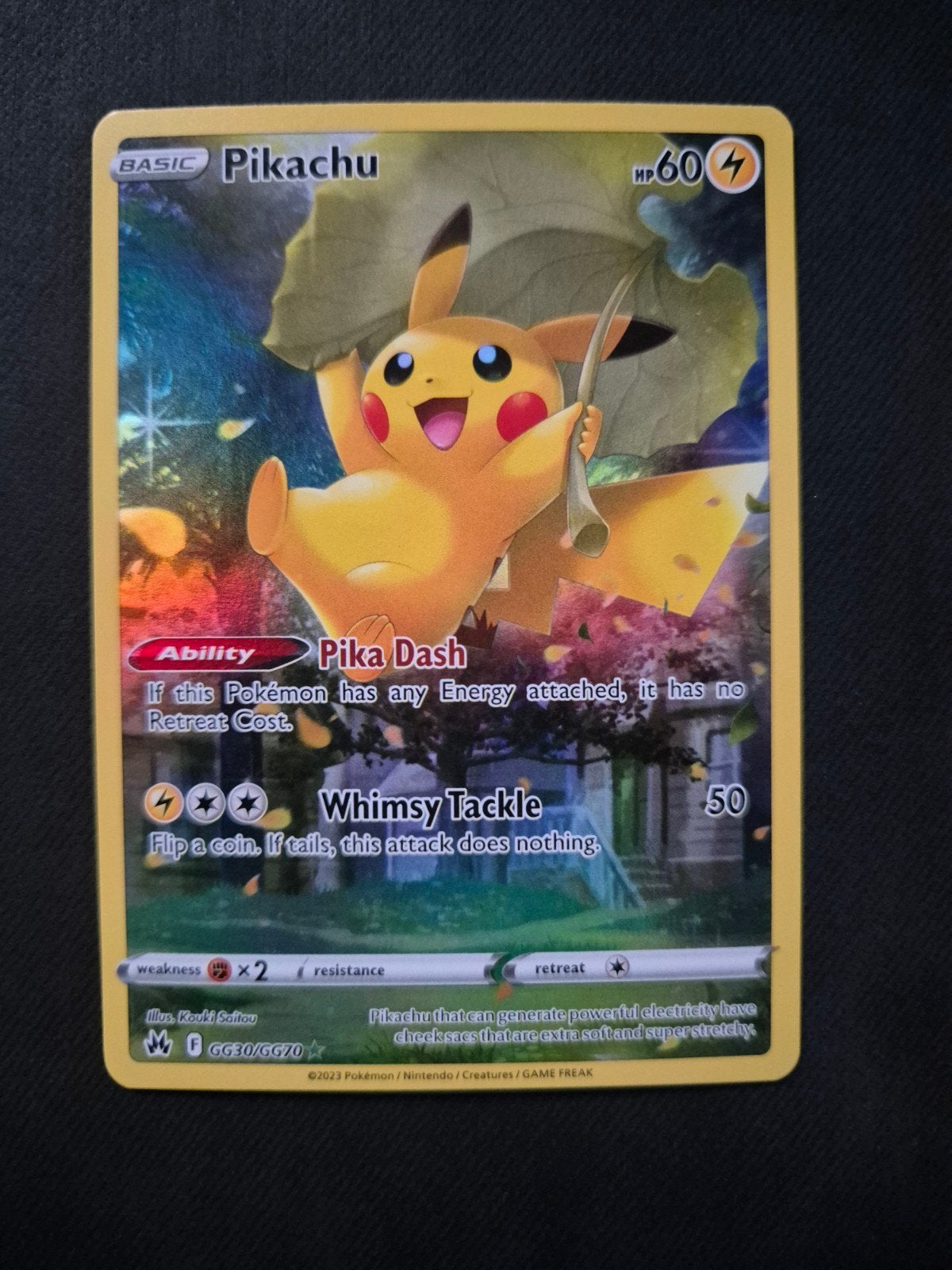pikachu GG30/GG70, Ophalen of Verzenden, Nieuw, Losse kaart