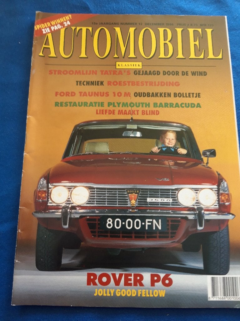 Automobiel Klassiek - Rover P6 Tatra Taunus 10m Barracuda, Boeken, Auto's | Folders en Tijdschriften, Ophalen of Verzenden, Zo goed als nieuw