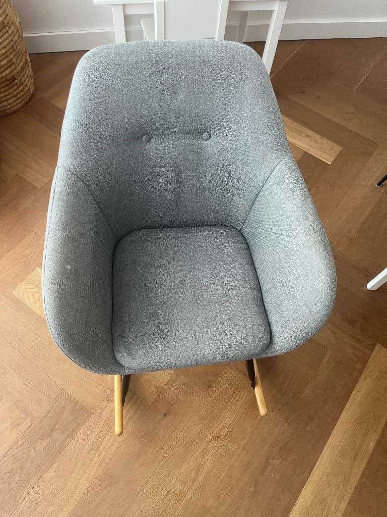 Schommelstoel, Huis en Inrichting, Stoelen, Ophalen, Gebruikt, Stof, Eén