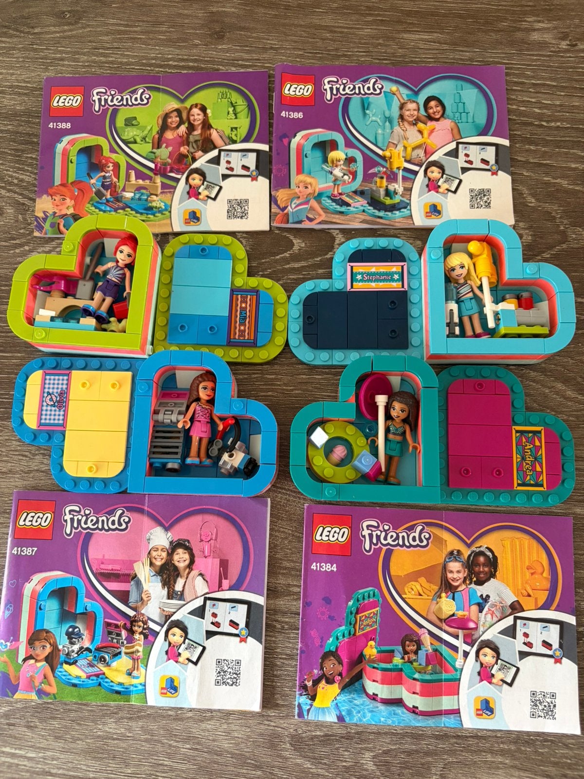 Lego friends hartvormige zomerdoosjes, Ophalen of Verzenden, Gebruikt, Lego, Friends
