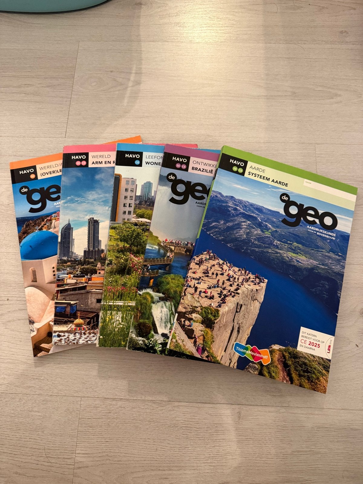 Aardrijkskunde havo boeken - de Geo (5 stuks), Ophalen of Verzenden, Gamma, Zo goed als nieuw, Overige niveaus