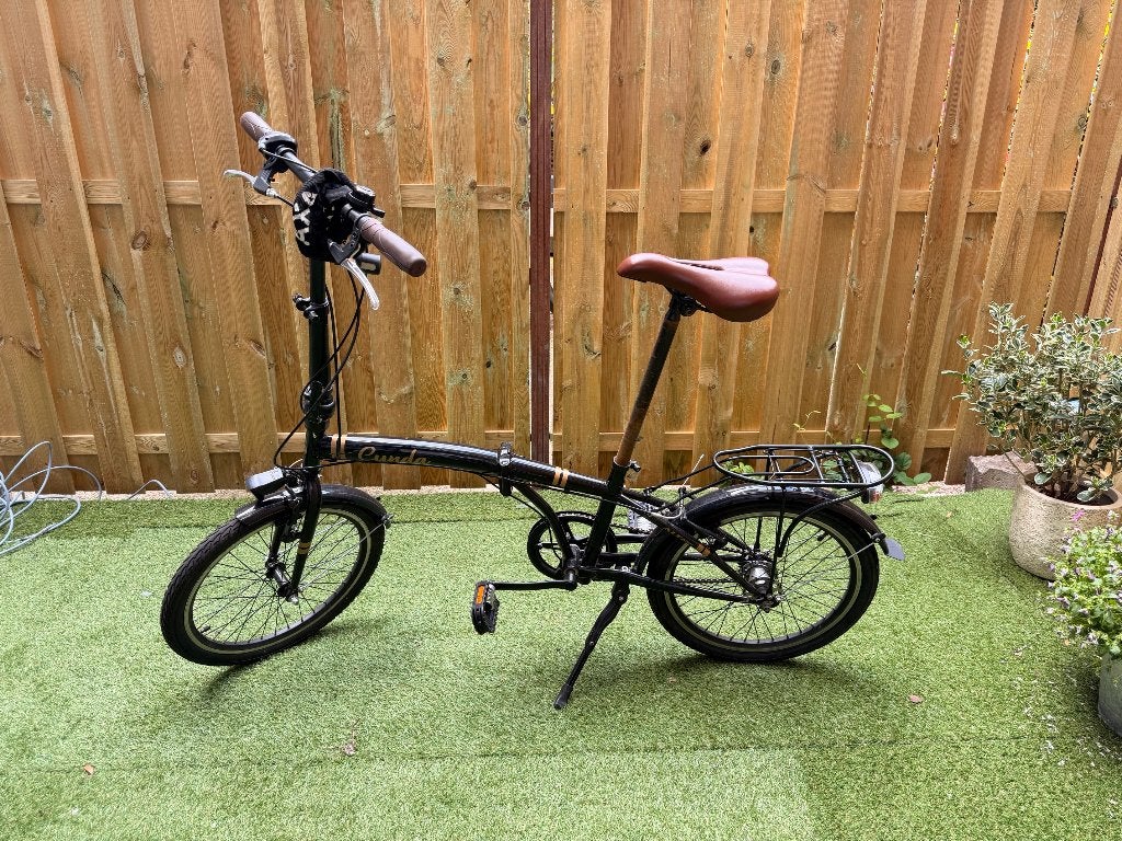 Mooie compacte vouwfiets, Fietsen en Brommers, Fietsen | Vouwfietsen, Gebruikt, Minder dan 14 inch, Heren, Totaal opvouwbaar