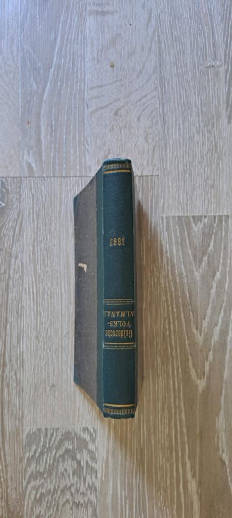 Geldersche Volksalmanak  uit 1893, Ophalen of Verzenden, Gelezen