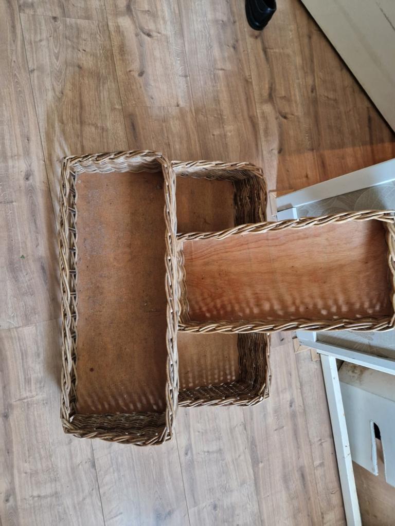 Rieten broodmand 3 x, Huis en Inrichting, Ophalen of Verzenden, Rond, Riet