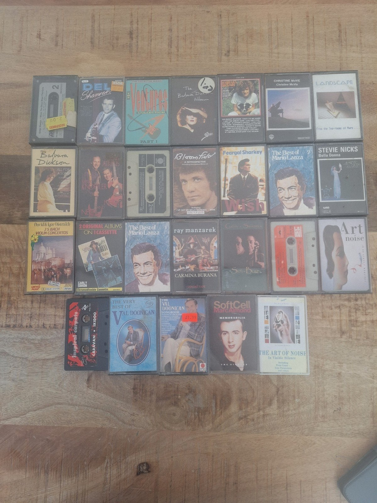 Partij van 26 cassettebandjes - Ongetest, zo als ze zijn, Cd's en Dvd's, Cassettebandjes, Ophalen of Verzenden, Gebruikt, 26 bandjes of meer