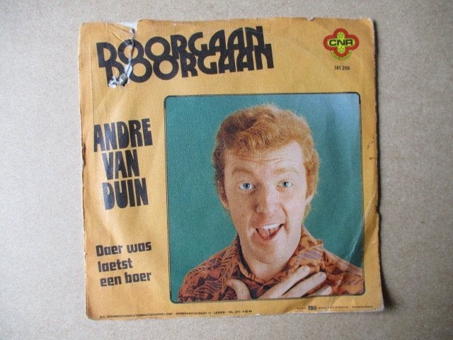 s0133 andre van duin - doorgaan, Ophalen, Gebruikt, 7 inch, Overige genres