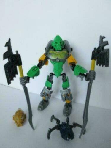 70784 Bionicle, Lewa Master of Jungle met bouwtekening, Ophalen of Verzenden, Zo goed als nieuw, Complete set, Lego
