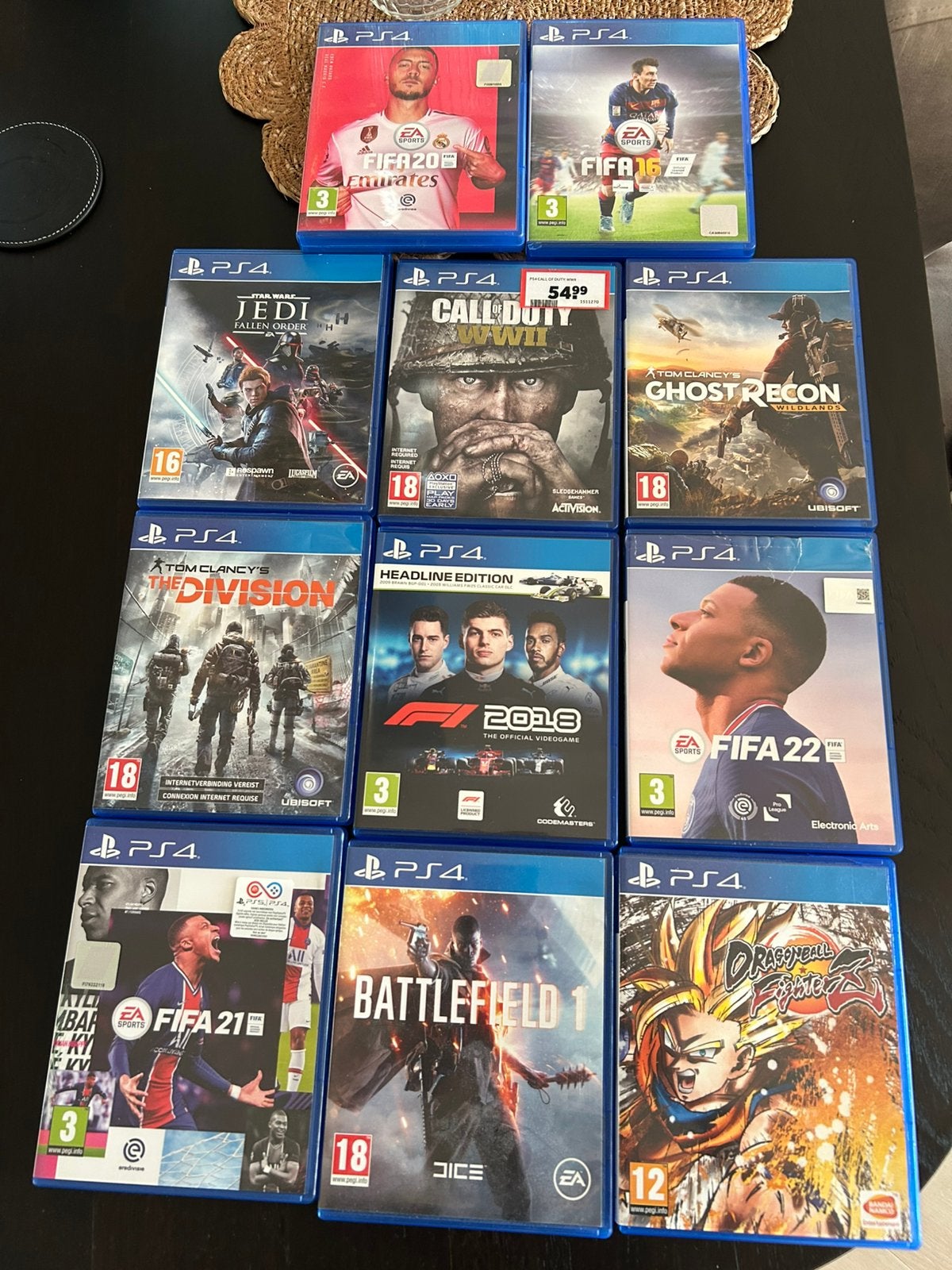 Verschillende Playstation games, Ophalen of Verzenden, Zo goed als nieuw, Zonder controller, Original