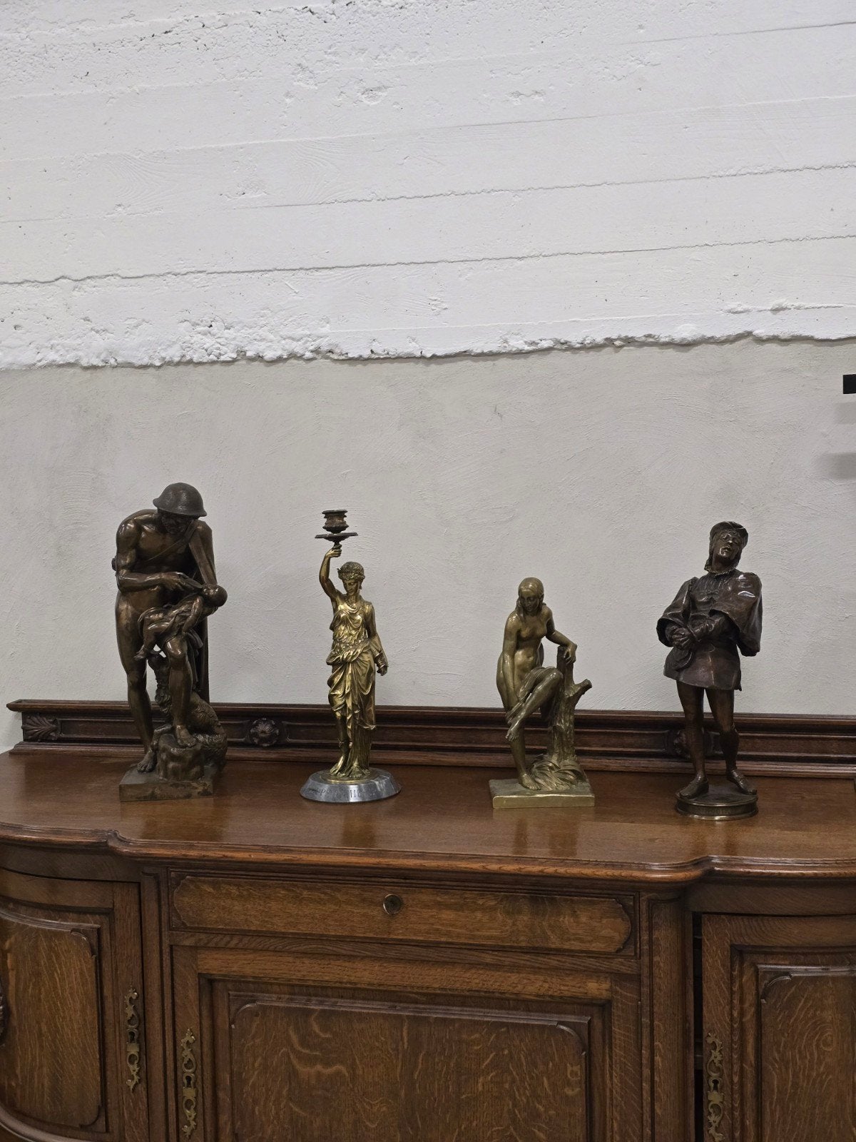 19e eeuwse bronzen beelden, Antiek en Kunst, Ophalen, Brons