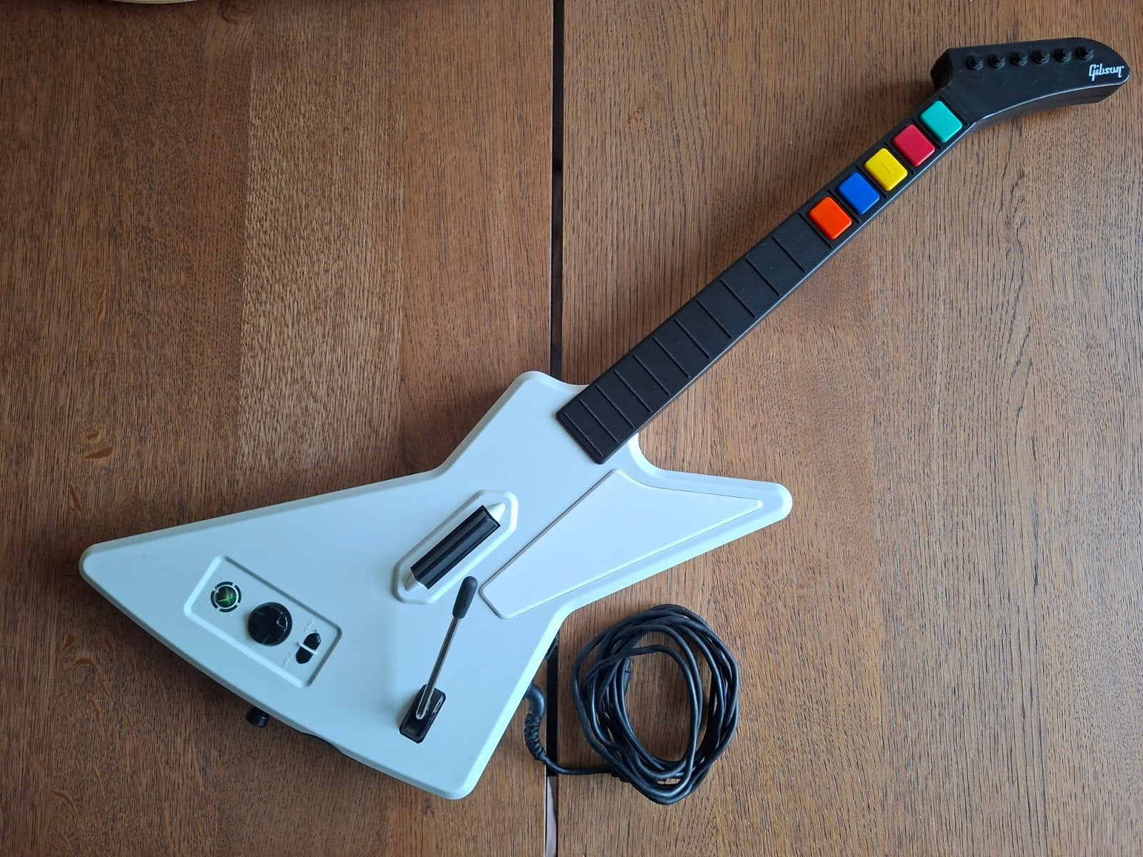 mooie xplorer guitar hero gitaar xbox 360 / pc, Spelcomputers en Games, Muziek, 1 speler, Ophalen of Verzenden, Zo goed als nieuw