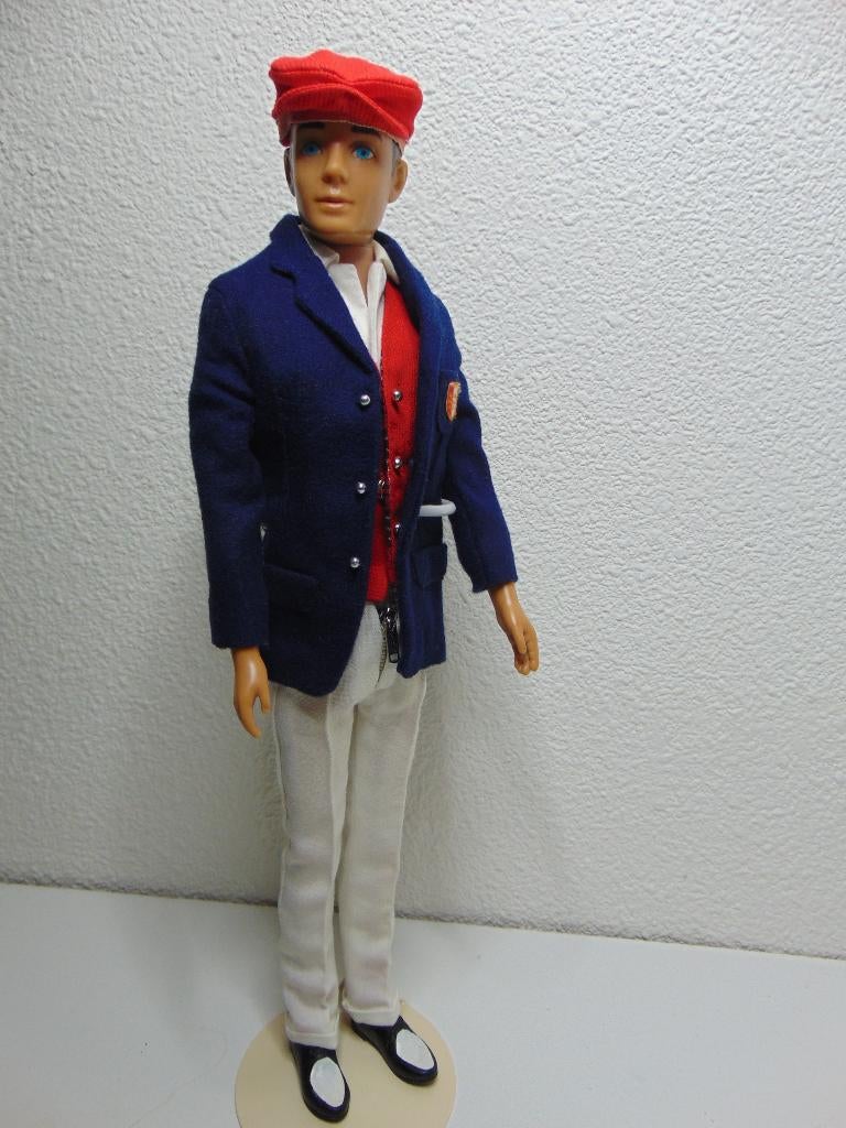 Ken Barbie pop stijve benen outfit #1411 Victory Dance, Ophalen of Verzenden, Gebruikt, Pop