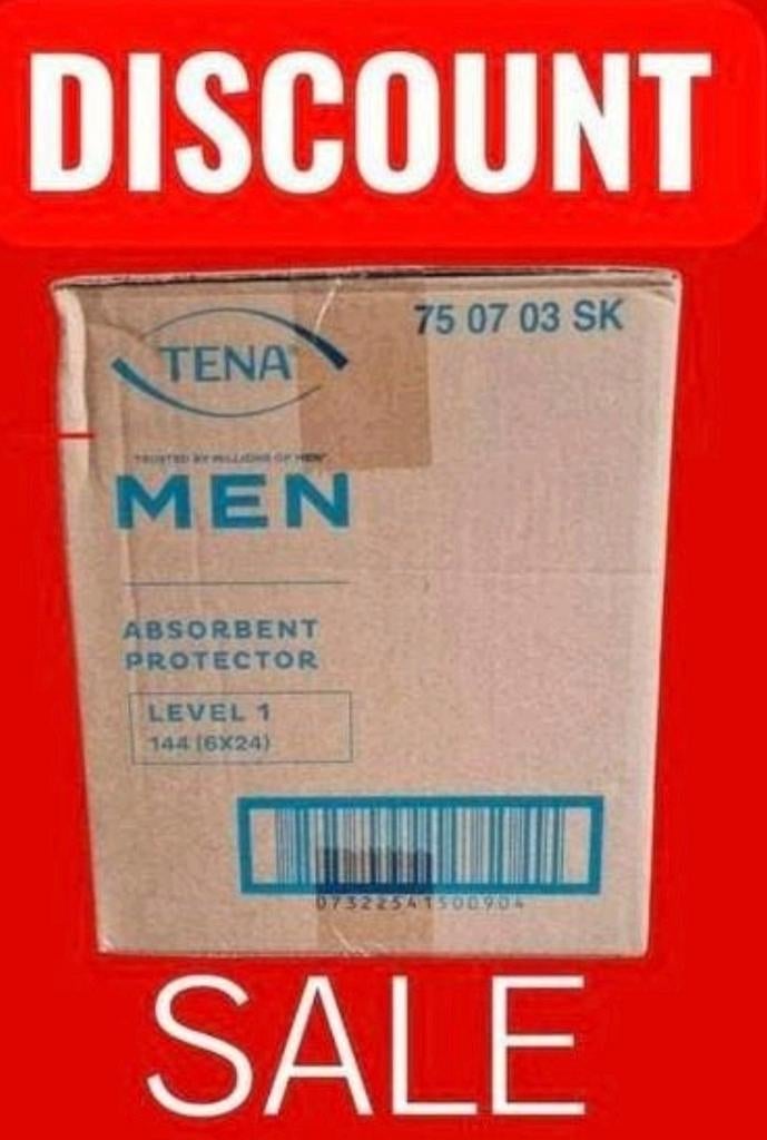 Tena For Men Level 1  6x24 stuks, Diversen, Ophalen of Verzenden, Nieuw