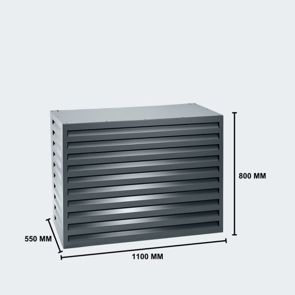 Evolar Airco Omkasting Donker Antraciet Medium (55x110x80cm), Witgoed en Apparatuur, Airco's, Ophalen, Gebruikt, Minder dan 60 m³