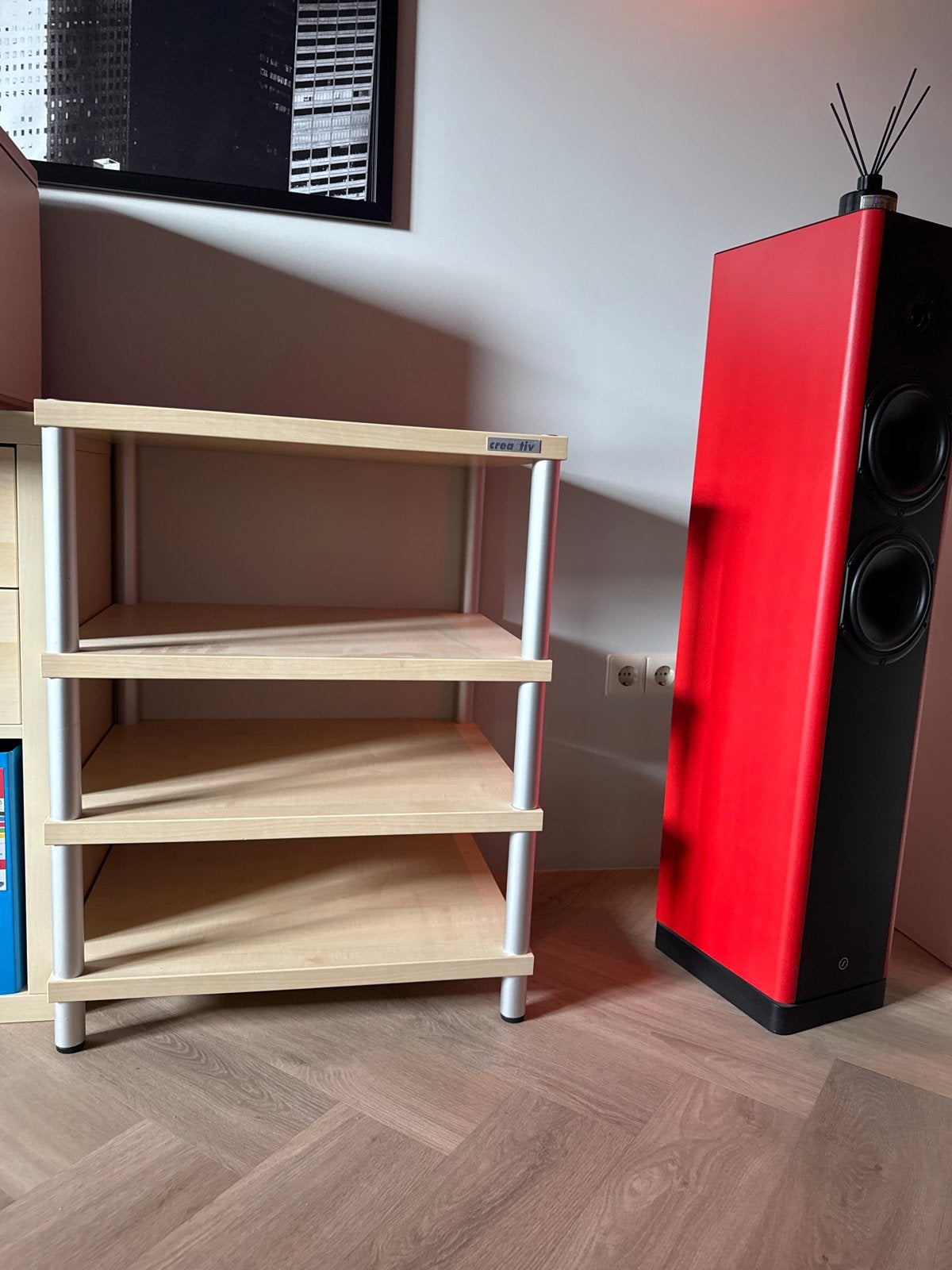 creaktiv Hifi-rack / Audiomeubel - 4 etages, Ophalen, Zo goed als nieuw, Overige merken