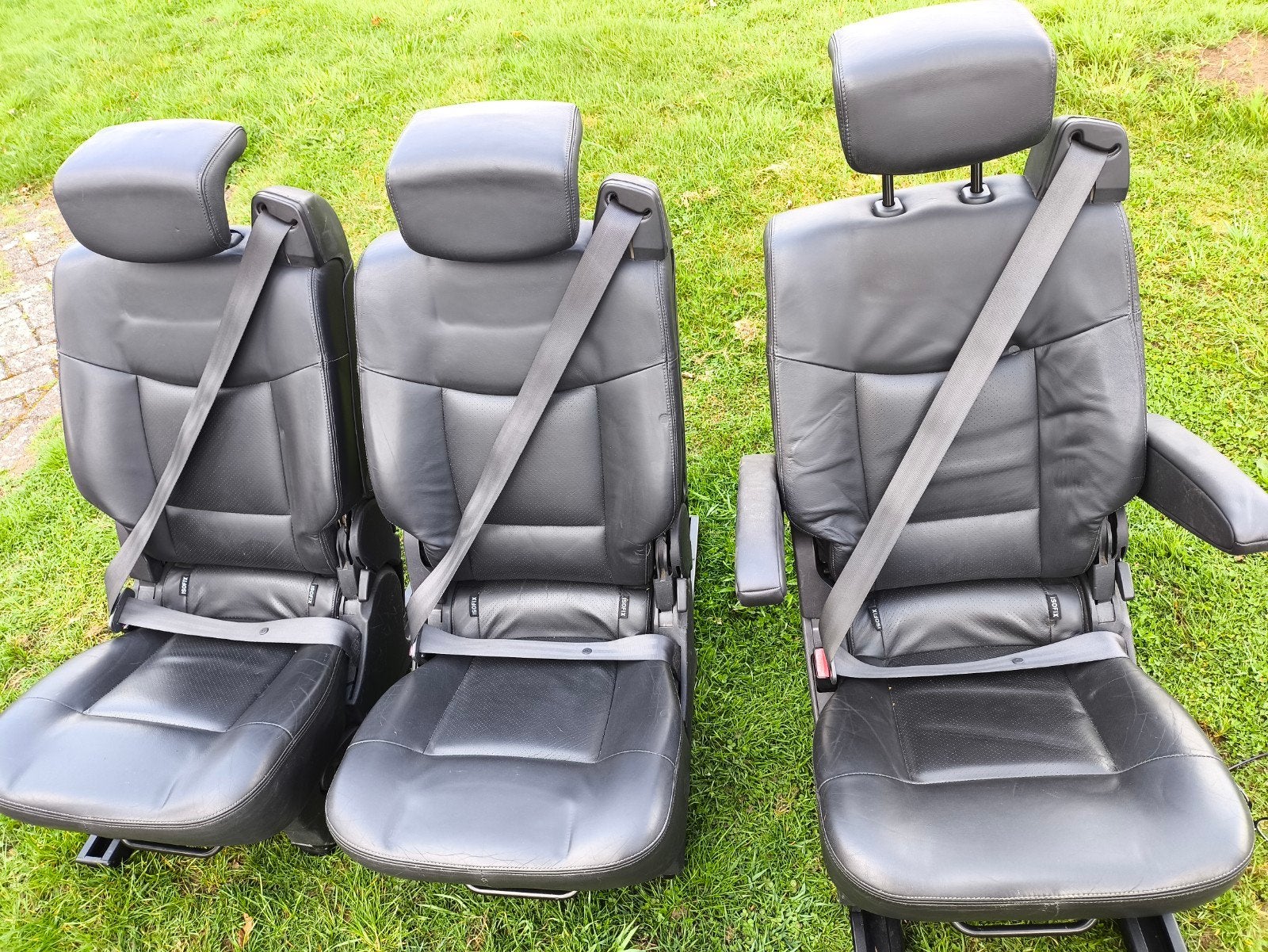 Camper stoelen met 3-puntsgordel en rails - Nette staat, Ophalen