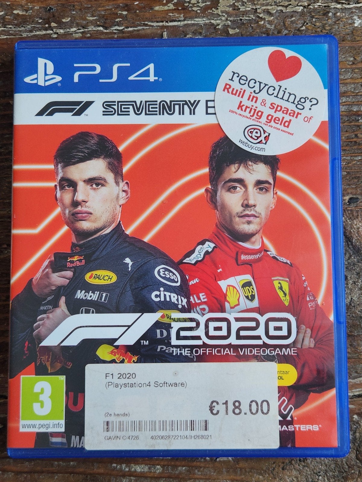 F1 2020 PlayStation 4 Game - Zo goed als nieuw, 1 speler, Racen en Vliegen, Ophalen of Verzenden, Zo goed als nieuw