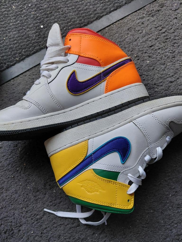 Unieke Air Jordan 1 Mid "Alternate Multi-Color" - Maat 40, Ophalen