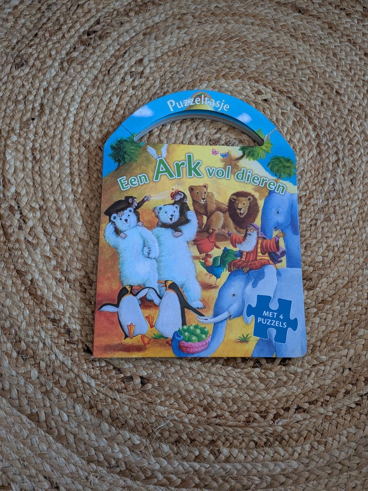 Puzzeltasje: Een Ark vol dieren - Bijbelverhaal, Ophalen of Verzenden, Gelezen, Non-fictie