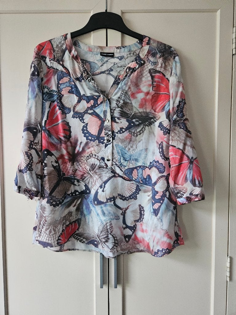 Gerry Weber blouse maat 38 zgan, Kleding | Dames, Maat 38/40 (M), Overige kleuren, Ophalen of Verzenden, Zo goed als nieuw